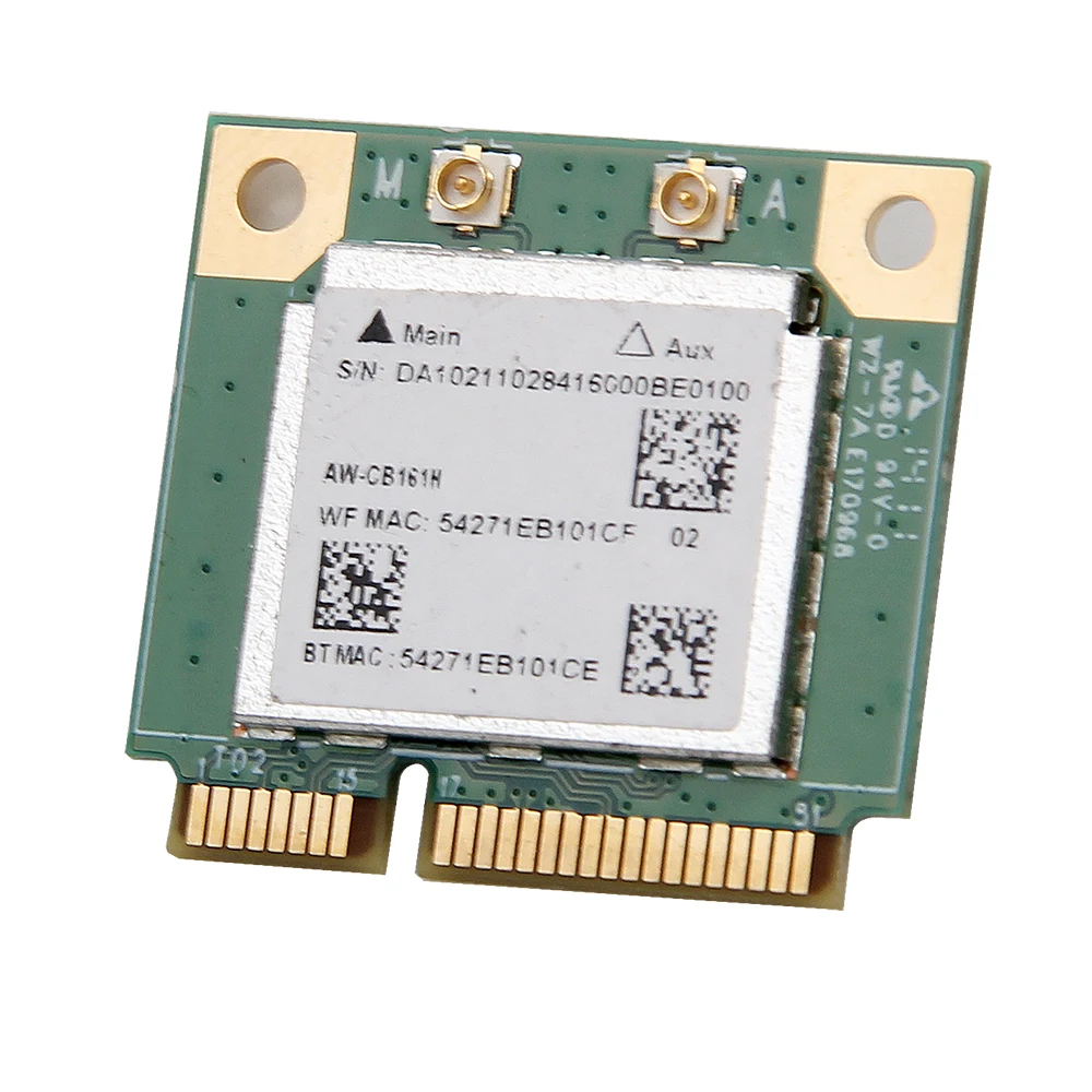 Беспроводной AC 433 Мбит/с Realtek RTL8821AE WiFi Bluetooth 4 0 Mini PCi E Wlan карта Azurewave AW CB161N адаптер