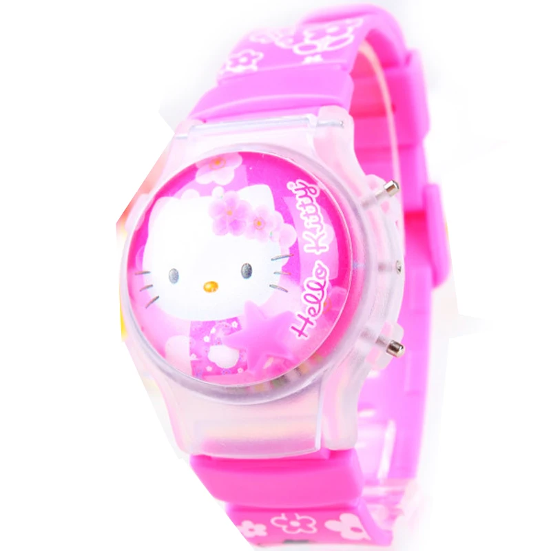 2019 модные детские часы с подсветкой из мультфильма откидной крышкой силикагеля