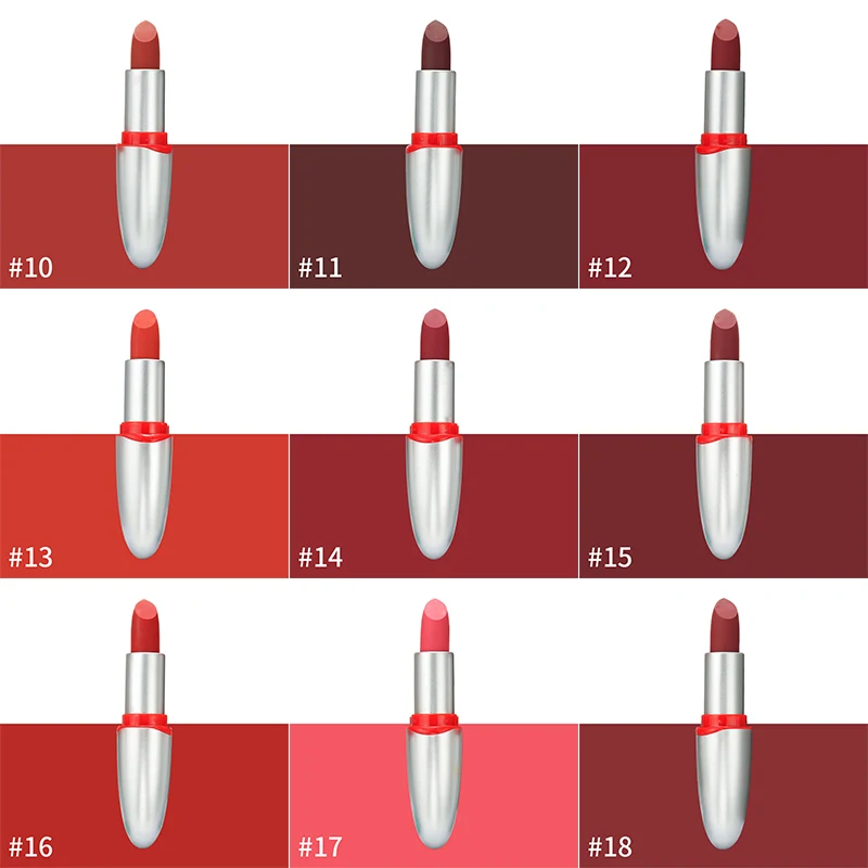 1 шт. губная помада длительное увлажнение матовый макияж косметика портативный