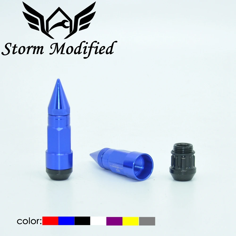 SuTong 20 шт. набор M12X1.5 и M12X1.25 Расширенный алюминиевый Железный тюнер 82 мм гайки