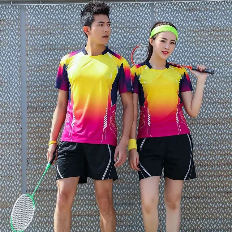 

2020 Tennis T shirt For Women / Men , badminton shorts ,Table Tennis Shirt Kits,tenis femenina, team sportswear uniforms 1817