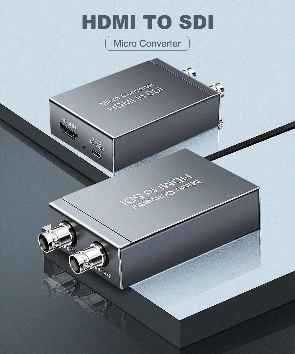 Мини HD 3g SDI в HDMI конвертер HDMI в SDI* 2 адаптер 3g дисплей 1080p с usb питания HDMI коммутатор в SDI для PS3/4 Smart box