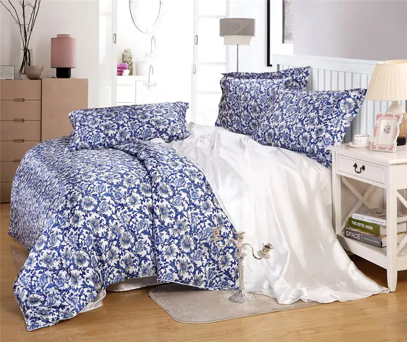 Наборы постельного белья из сатина и шелка пододеяльники покрывала двойные