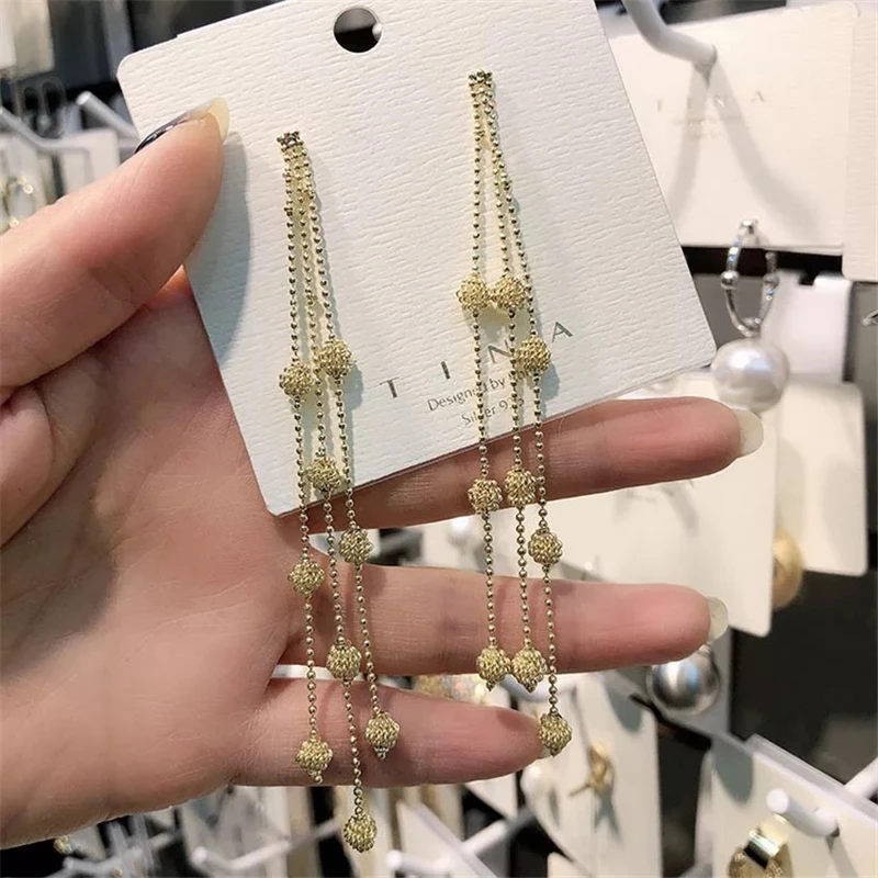 925 Серебряные иглы Новые сладкие очаровательные звезды жемчуг кисточкой Висячие