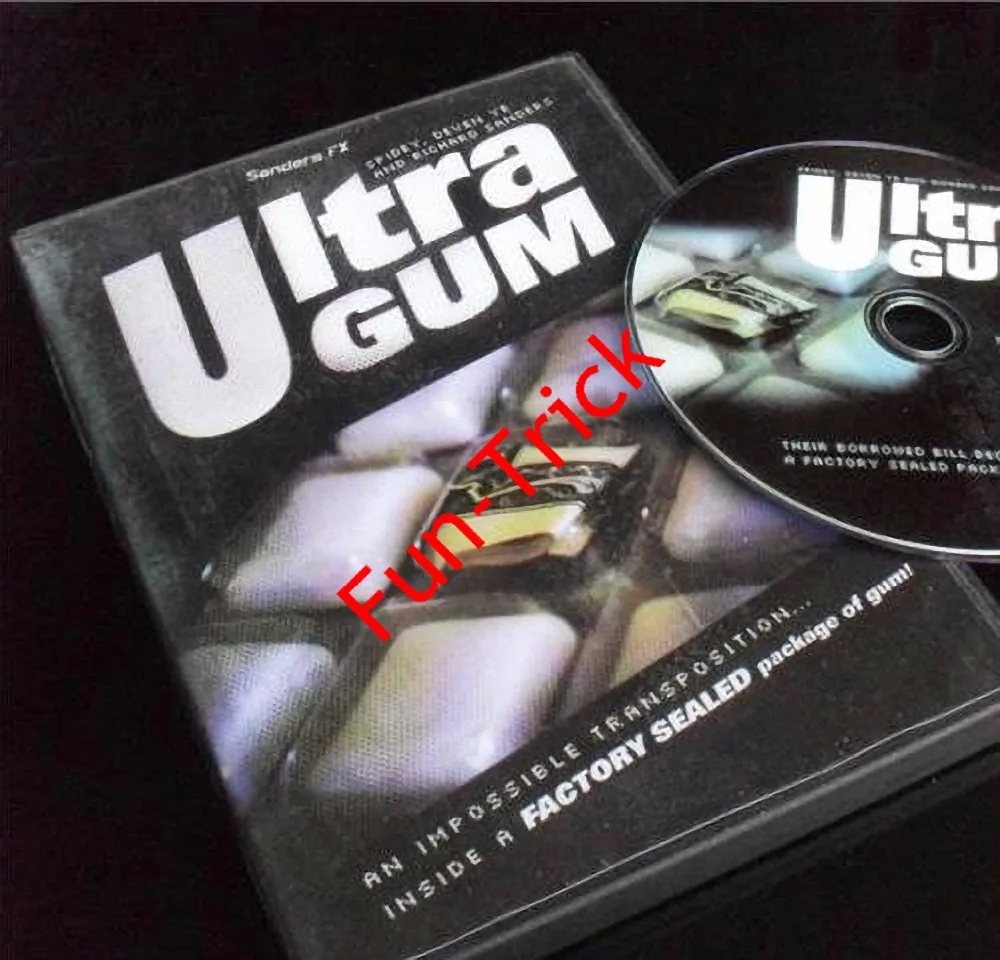 Ultra Gum DVD и трюк-волшебный трюк монета деньги Magic | Игрушки хобби
