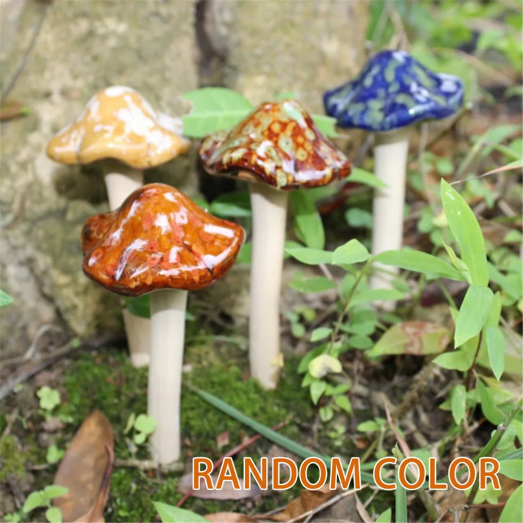 4X12cm керамические табуреты Грибная Фея орнамент двора садовые горшки для