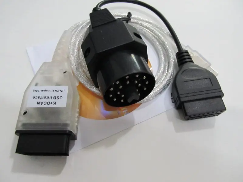 

For Bmw Inpa d Can Dis Usb Interface Ft232rl with Obd II Adapter 20 Pin Diagnostic Tool