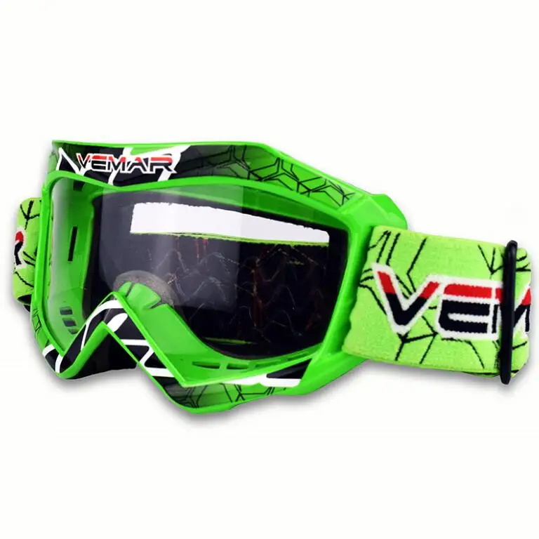 Детские мотоциклетные очки, прозрачные детские MX MTB внедорожные грязные детские велосипедные очки для мотокросса, шлем gafas, гоночные детские очки - Цвет: Зеленый