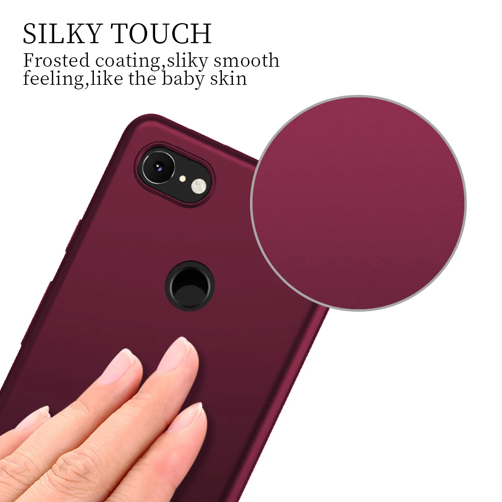 For Google Pixel 3 Case 2 XL Cover On Pixel3 Pixel2 3a Original Silicone Protective Soft Shell |