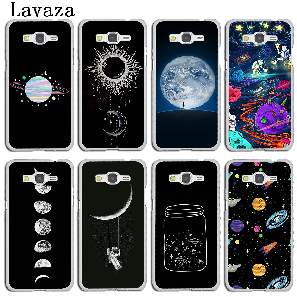 Lavaza Space Love солнце и луна звезда рисунок чехол для Samsung Galaxy Note 10 8 9 A9 A8 A7 A6 плюс 2018 A2 A3