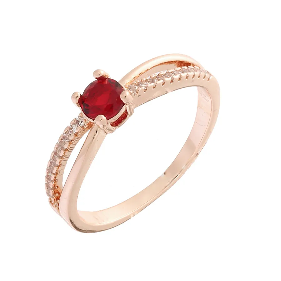 Богемные женские кольца цвета розового золота 585 пробы модные ювелирные изделия