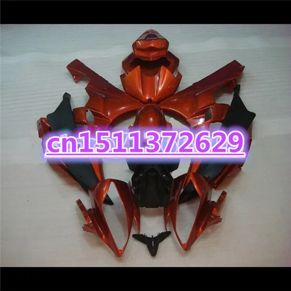 

ABS Fairing kit for YZF-R6 06-07 YZF R6 06 07 black orange YZF 600 R6 2006 2007 fairing sets bodywork ABS-Dor D injection
