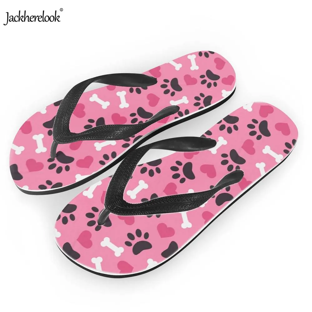Jackhereluk/модные дизайнерские женские Летние вьетнамки с розовой лапой Домашние