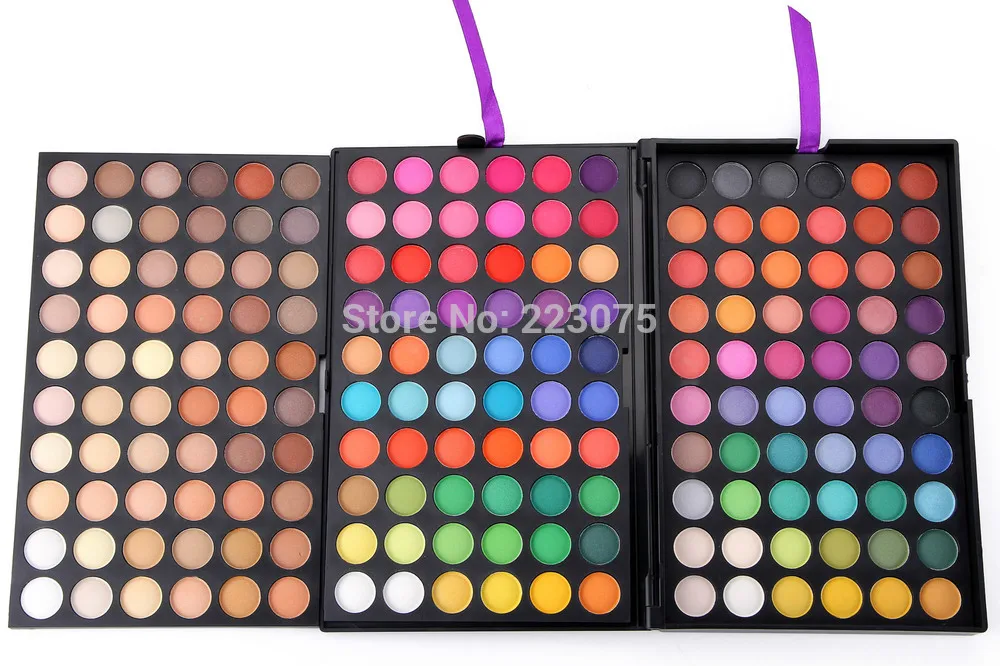 180 Цвета Теплый Shimmer матовая STARDUST в необходимые вещи палитры теней для век макияж