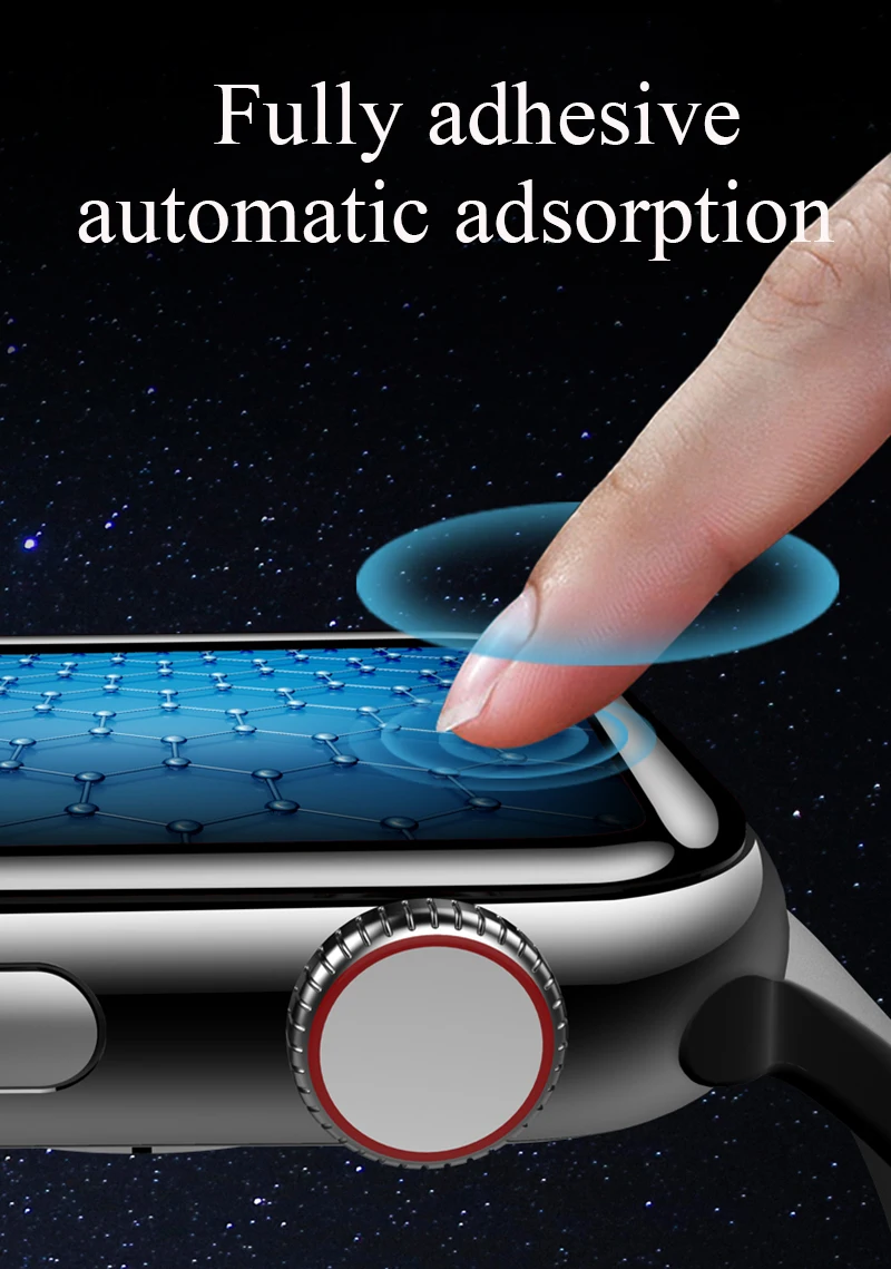 Suntaiho 9D полное покрытие полная гелевая стеклянная пленка для Apple Watch 4 40 44 мм Защита экрана для iWatch серии 4 3 2 Защитная пленка 38