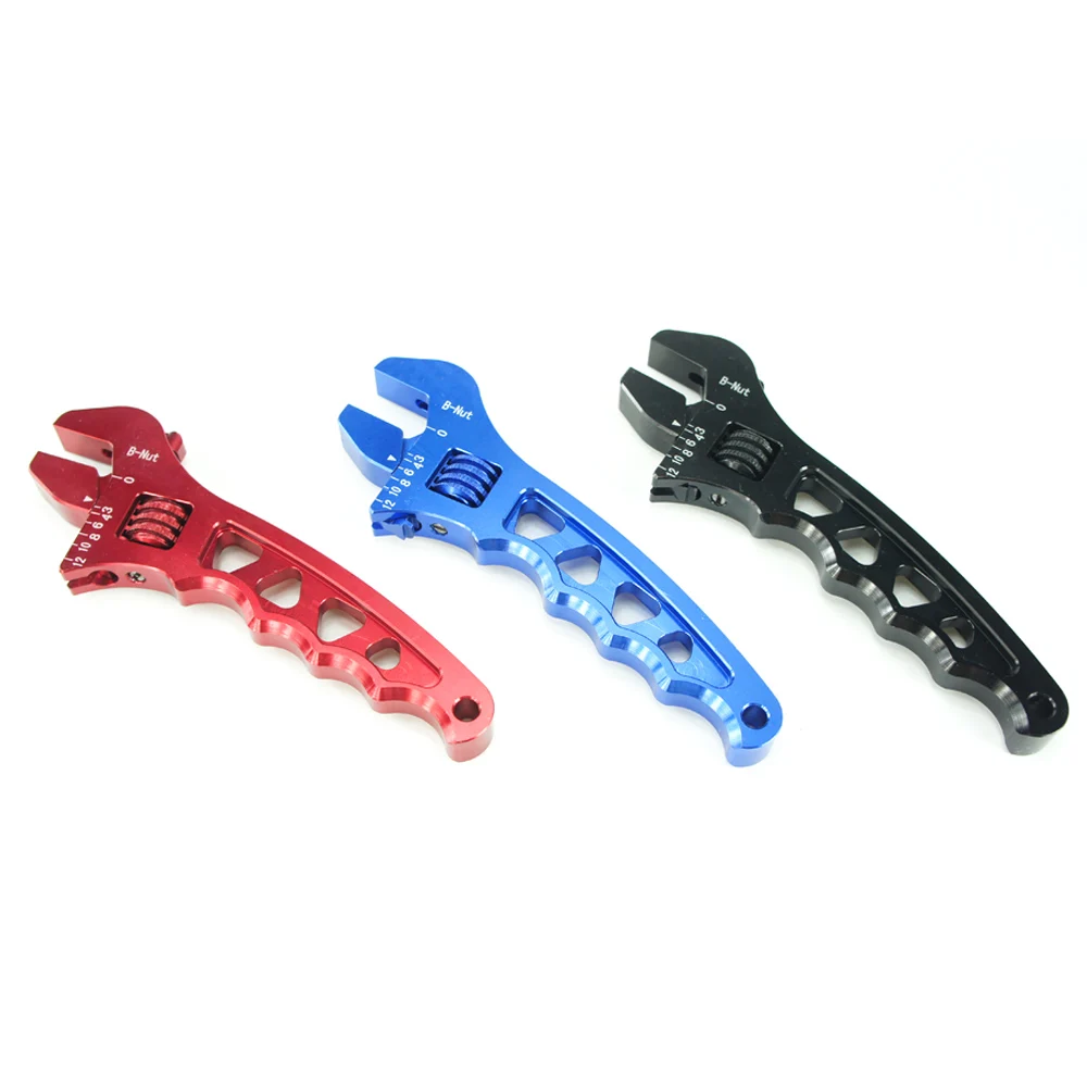 CNSPEED Adjustable AN Aluminum WRENCH HOSE Fitting tool aluminum spanner AN3-AN12 tools YC100723 |