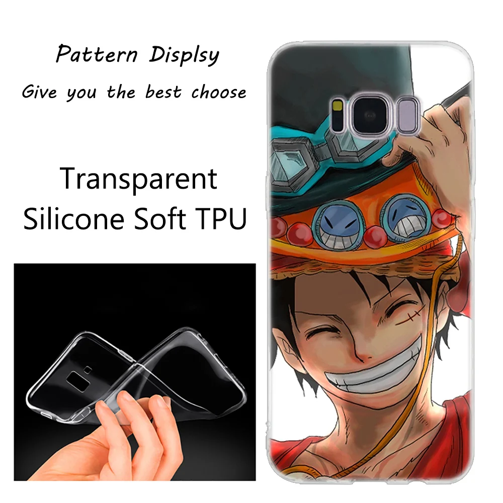 Силиконовый чехол с изображением обезьяны D Luffy для samsung Galaxy Note 10 Plus S8 S9 S10 Plus 5G S6 S7 Edge S5 S10e Note 5 Fashion