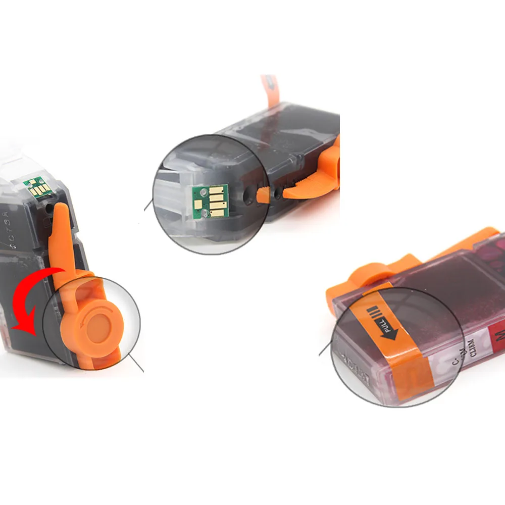 PGI 5 CLI 8 Совместимость Canon картридж для PIXMA iP4200/4300/4500 MP500 iP5200 MP530/600/610/800 (1