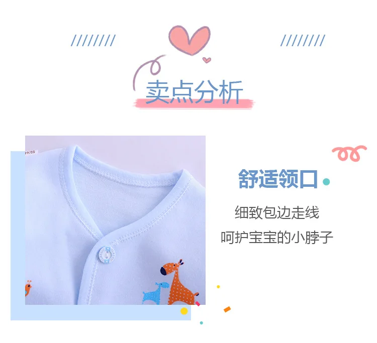 7 шт./компл. для детей 0-3 лет, M Одежда для новорожденных комплект одежды для маленьких мальчиков и девочек Весенняя Костюмы Нижнее белье из хлопка с мультяшными рисунками Наборы для младенцев, подарочная коробка