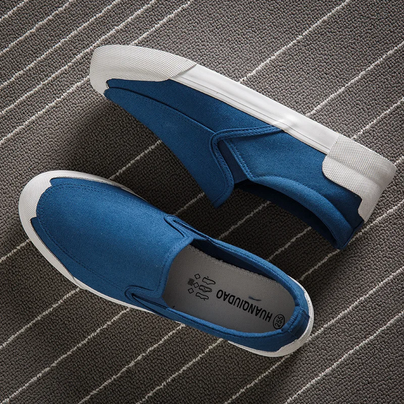 Мужская парусиновая обувь повседневные дышащие мокасины Chaussure Homme 2019 | Обувь