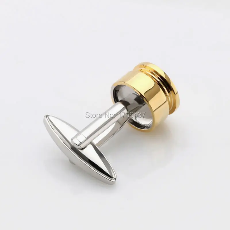 Запонки пуля для мужчин золотистые запонки в виде пули рубашек жениха на свадьбу