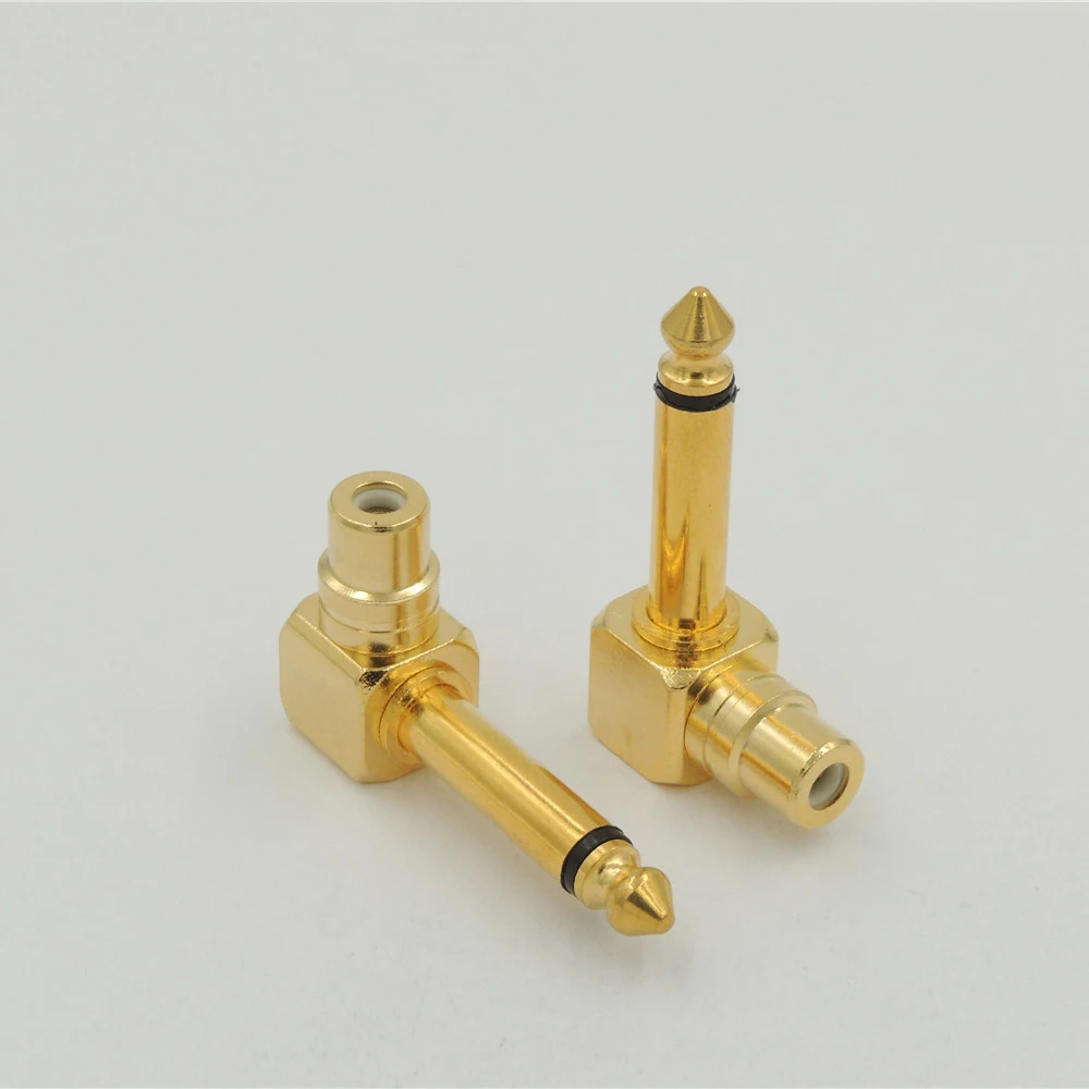 10 шт. разъёмы для наушников 6 35 мм 1/4 дюйма|headphone jack rca adapter|headphone earphoneadapter brake |