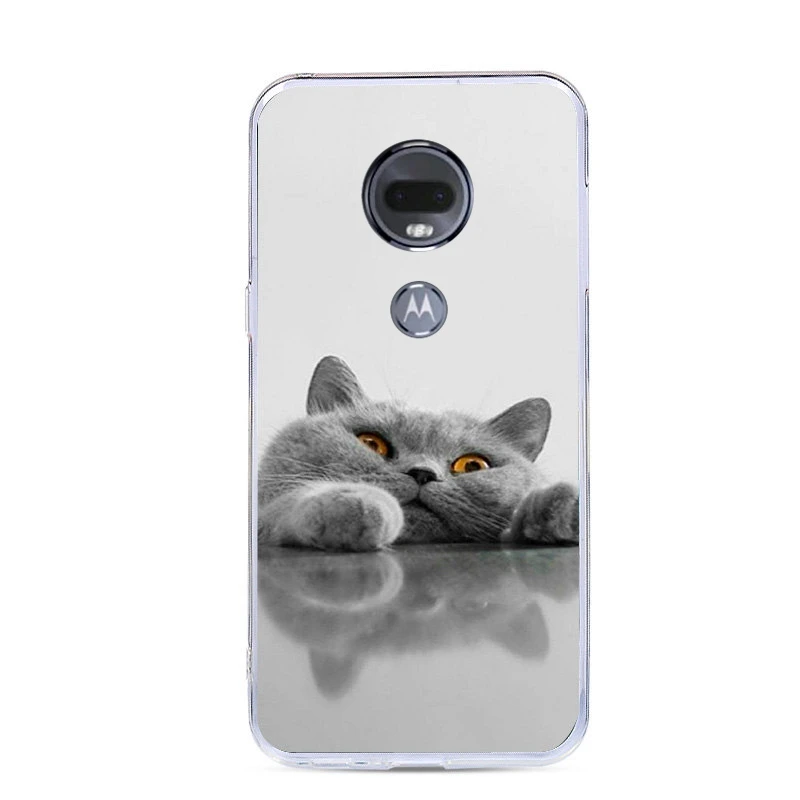 Мягкий чехол с рисунком 5 7 дюйма для Motorola Moto G7 Play Back Cover чехлы мобильных телефонов
