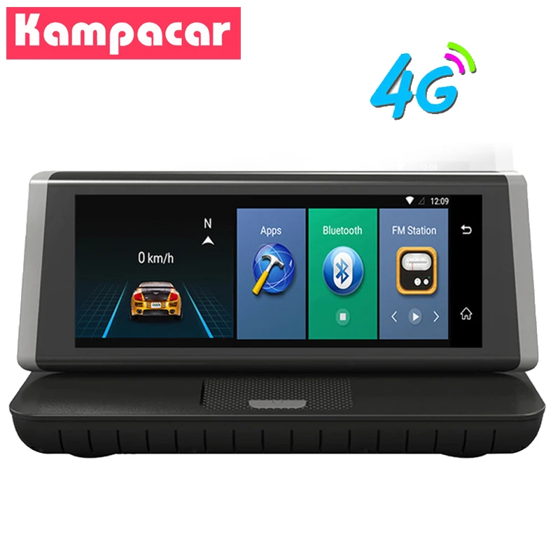 Kampacar " Wifi 4G Автомобильный видеорегистратор камера зеркало GPS HD 1080P Android Dash Cam Bluetooth ADAS навигация автомобильный видеорегистратор для автомобилей
