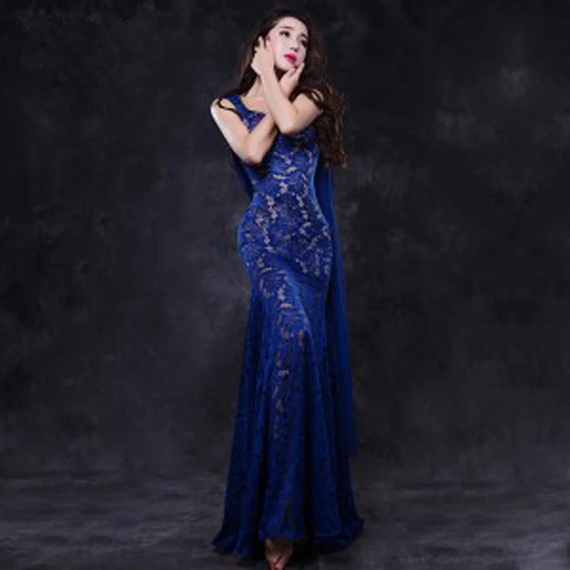 Новинка 2017 Кружевной Костюм для танца живота красивые сексуальные роскошные