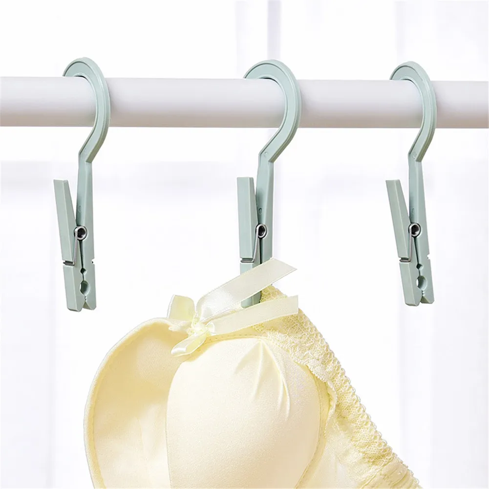 3 шт./компл. PP пластиковая переносная вешалка нижнее белье носок полотенце