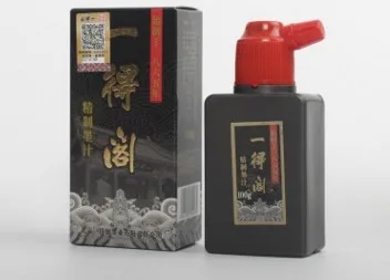 100 г чернила для каллиграфии шерсти и волос кисть письма китайская черная краска