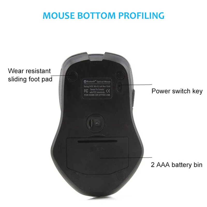 Мышь беспроводная оптическая Aokin 2 4 + 0 3 DPI 6 кнопок|mouse for laptop|2.4ghz wireless mousewireless mouse |