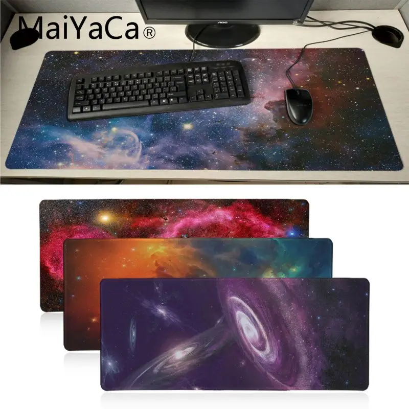 Maiyaca Galaxy Красочные звездное небо офисные мыши геймер игровой коврик для мыши xl скорость клавиатуры коврик для мыши ноутбука ПК ноутбук Настольный коврик