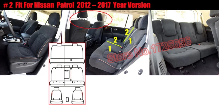 AutoDecorun ПВХ кожаный чехол автокресла для Nissan Patrol чехлы для сидений наборы для автомобилей аксессуары Чехлы для подушек для сиденья автомобиля supprots