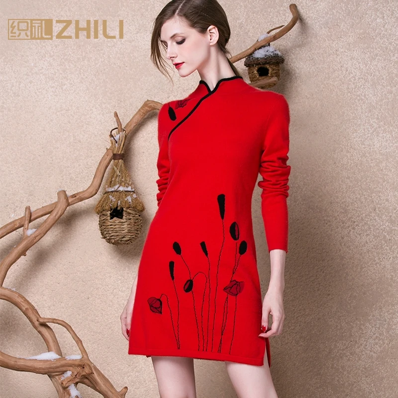 

2017 New Arrive Autumn And Winter Women's Fashion Basic Sweater Plus Size Long Cashmere Sweater Slim O-neck Solid Pullovers