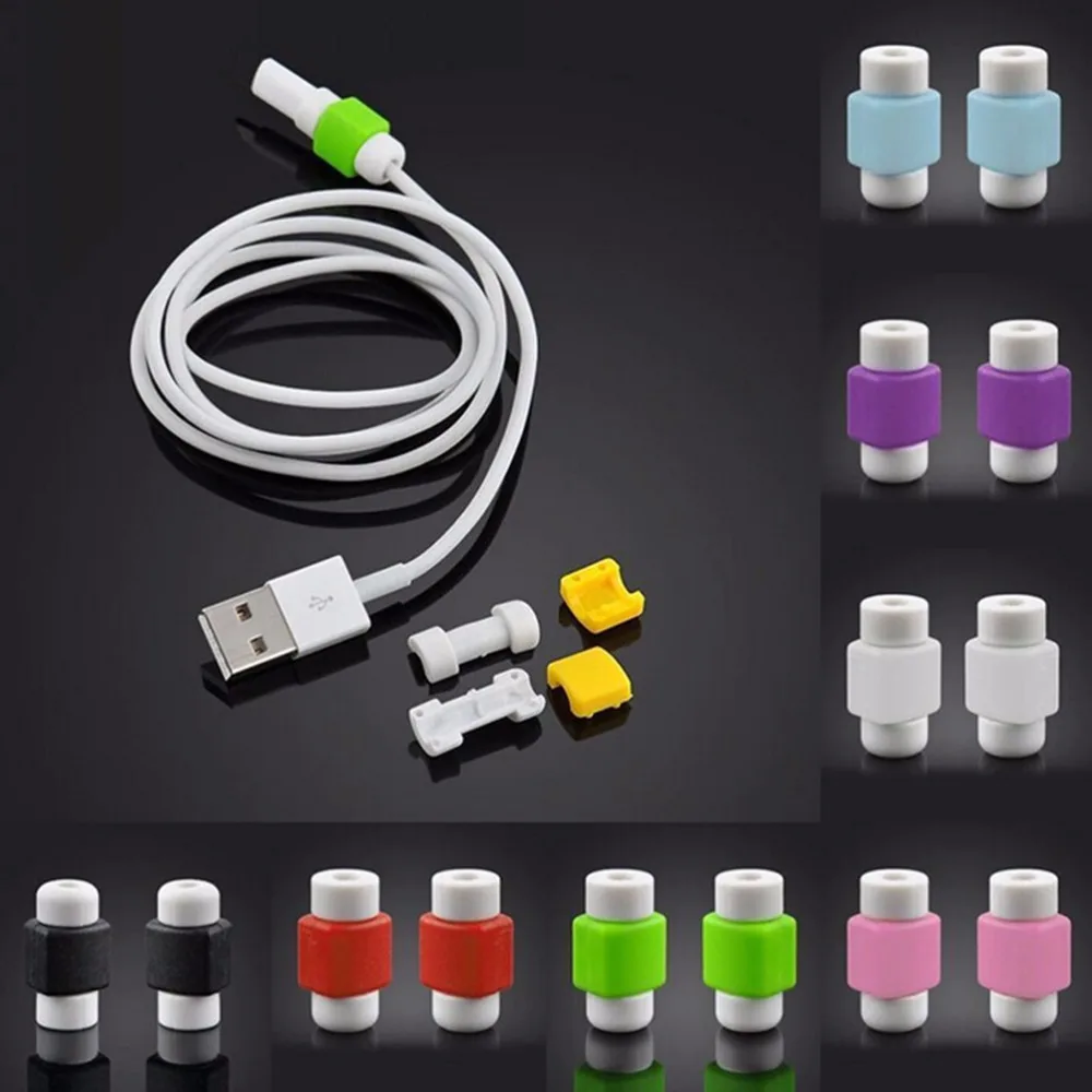 Зарядный кабель USB защита кабеля для передачи данных и зарядки защитный чехол iPhone