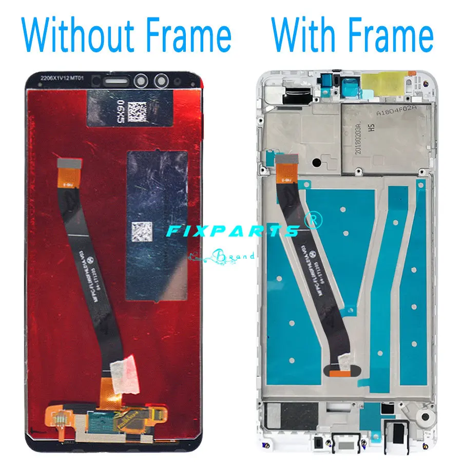 Оригинальный ЖК-дисплей для Huawei Y9 2018 сенсорный экран дигитайзер дисплей с рамкой