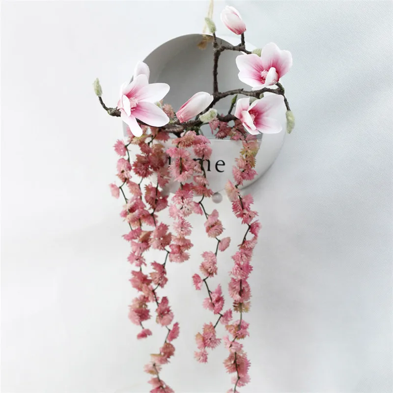 

Flone Artificial Flowers Plastic Plant Wall Hangings Simulation Succulent Soft Plants Fake Flower Wedding Home Decoration Plant