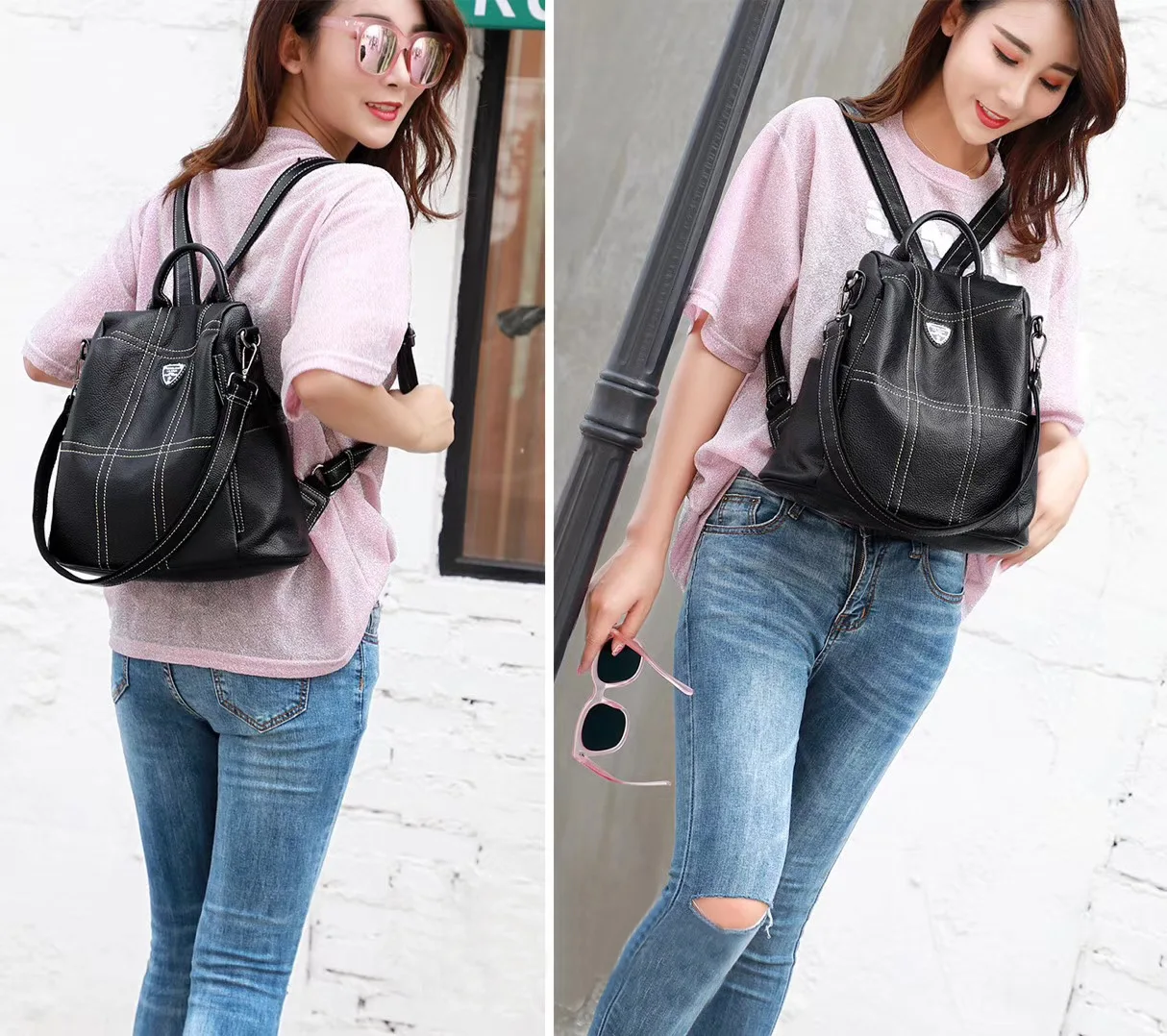 2019 новая Корейская версия простой Повседневный плед кожа кража мягкая сумка