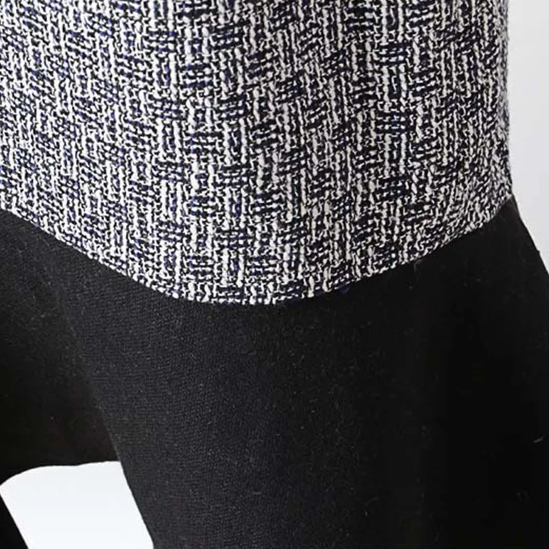 TWOTWINSTYLE Asymmetrical Wool Dress Female High Waist Sleeveless Patchwork Hem Plaid Women's Dresses 2019 Autumn Fashion New | Женская