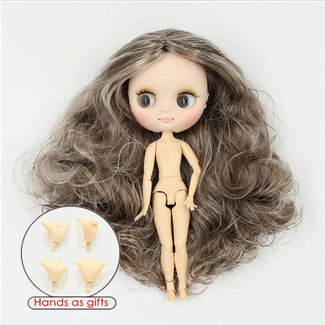 m-matte face Фабрика blyth middie кукла bjd 1/8 матовое лицо шарнирное тело 20 см голая кукла - Color: m-matte face