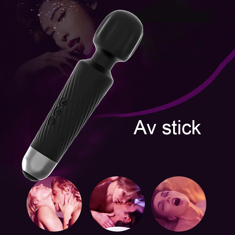 20 mode AV волшебный цилиндрический массажер вибратор для женщин 8 скоростей G spot