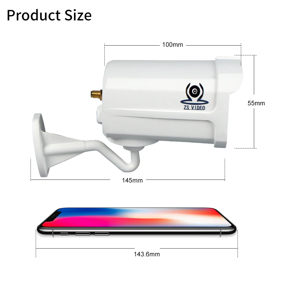 ZSVEDIO камеры наблюдения IP камера Onvif Wi Fi IP66 HD 720P ИК Инфракрасное Ночное Видение