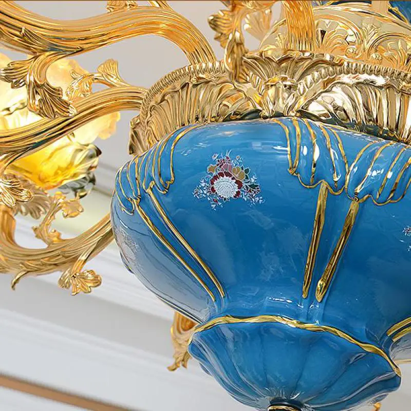 Хрустальные люстры во французском стиле современные светильники для спальни