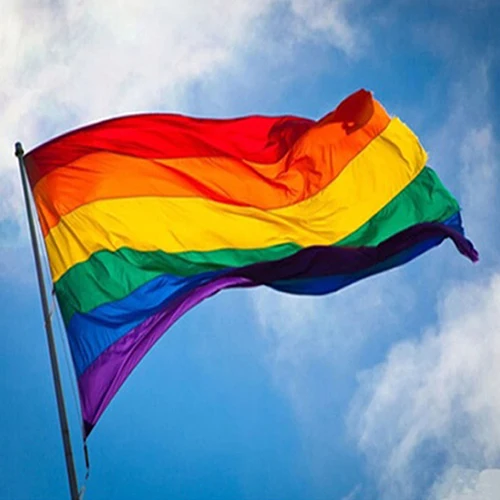 Прямоугольный Радужный Флаг Большой полиэстеровый жёлтый флаг|lgbt flag|rainbow flagflags