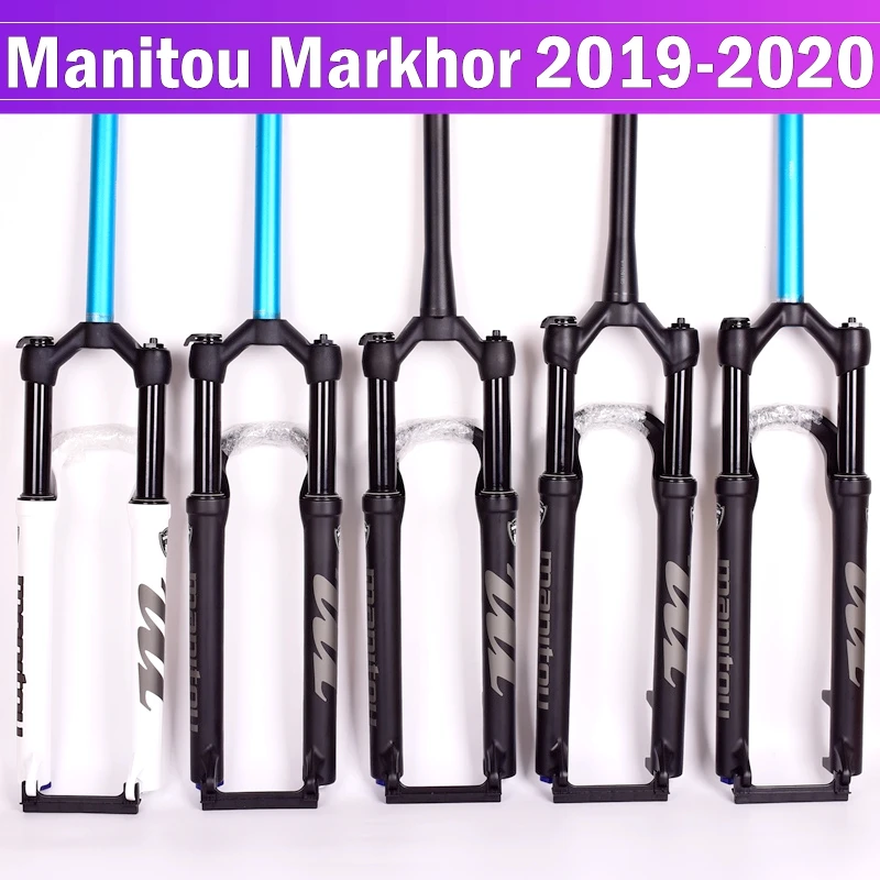 Велосипедная вилка Manitou MARKHOR 26 27,5 inchs 29er горная вилка для горного велосипеда пневматическая передняя вилка подвеска ручной пульт дистанционного управления