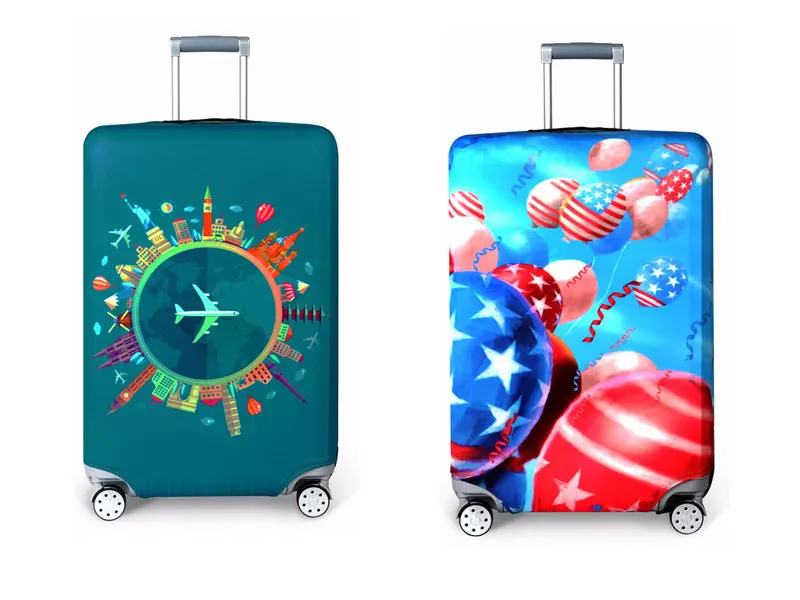 TRIPNUO карта мира дорожный защитный чехол на чемодан для багажника чехол для 19 ''-32'' костюм Чехол Эластичный