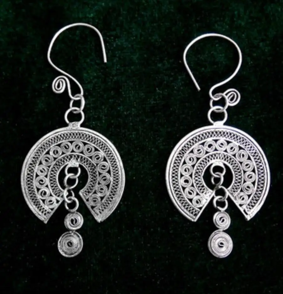 Горячая Распродажа новинка бесплатная доставка 100% ручная работа Miao серебряные