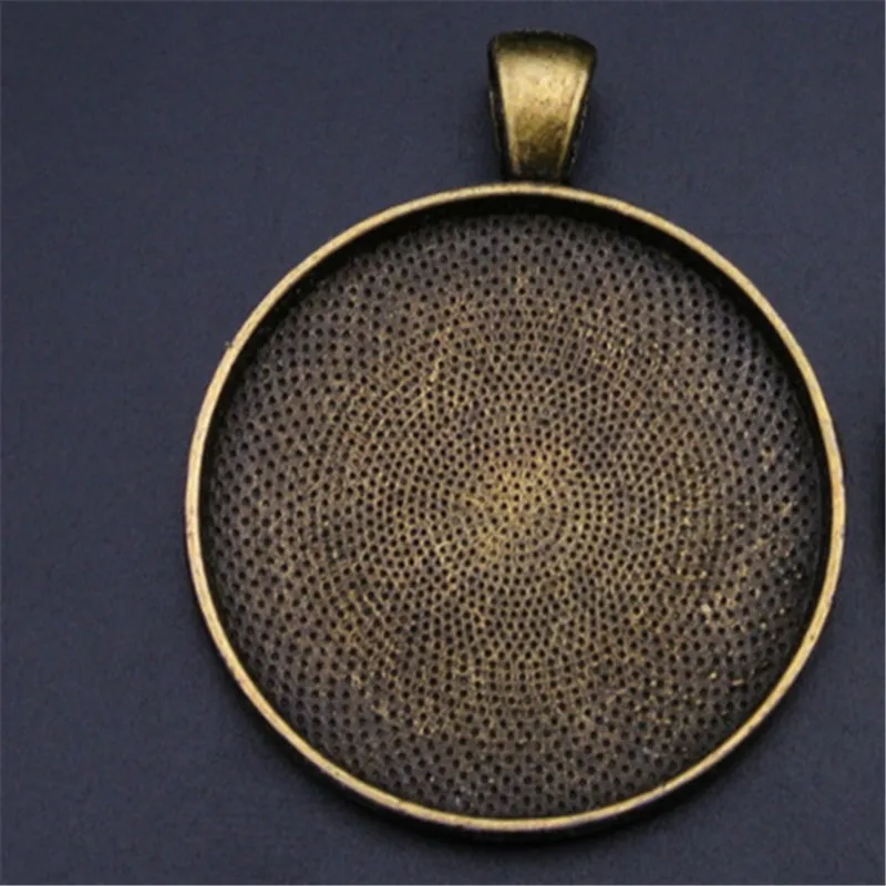 Ожерелье с подвеской кабошоном Ювелирная фурнитура плоским основанием для камеи