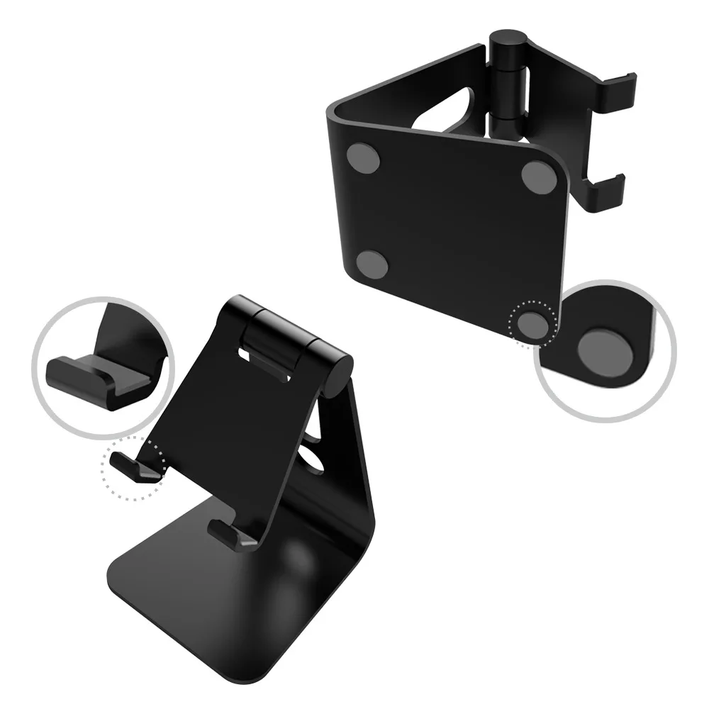 FULAIKATE Universal Aluminium Alloy Folding Stand for iPhone Mobile Phone Metal Holder Charging Dock Braket iPad Tablet PC | Мобильные